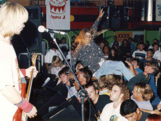 celibate rifles stage diving