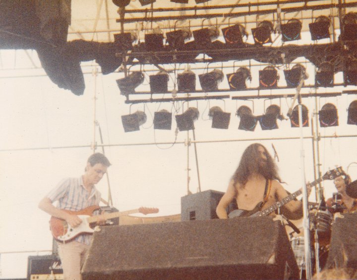 Smokey, Izzy and Rocky Zarsoff at Narara Festival, 1983