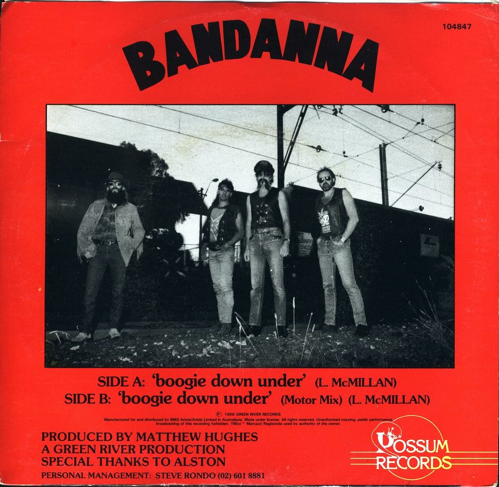 Boogie Down Under - Back Cover