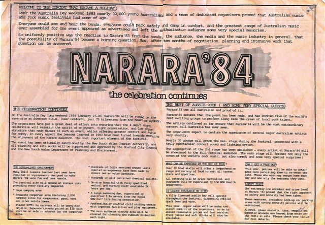 Narara 84 program