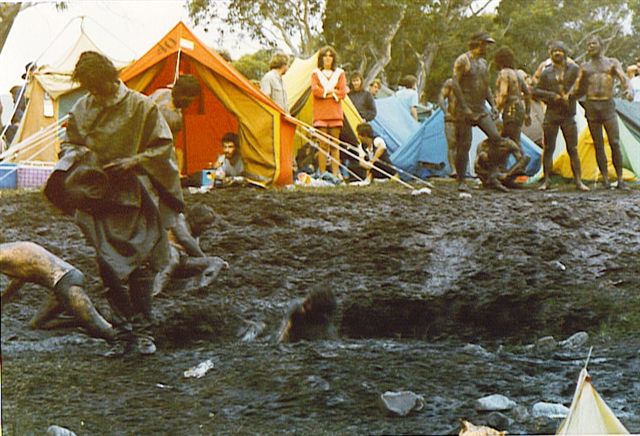 The mud pit