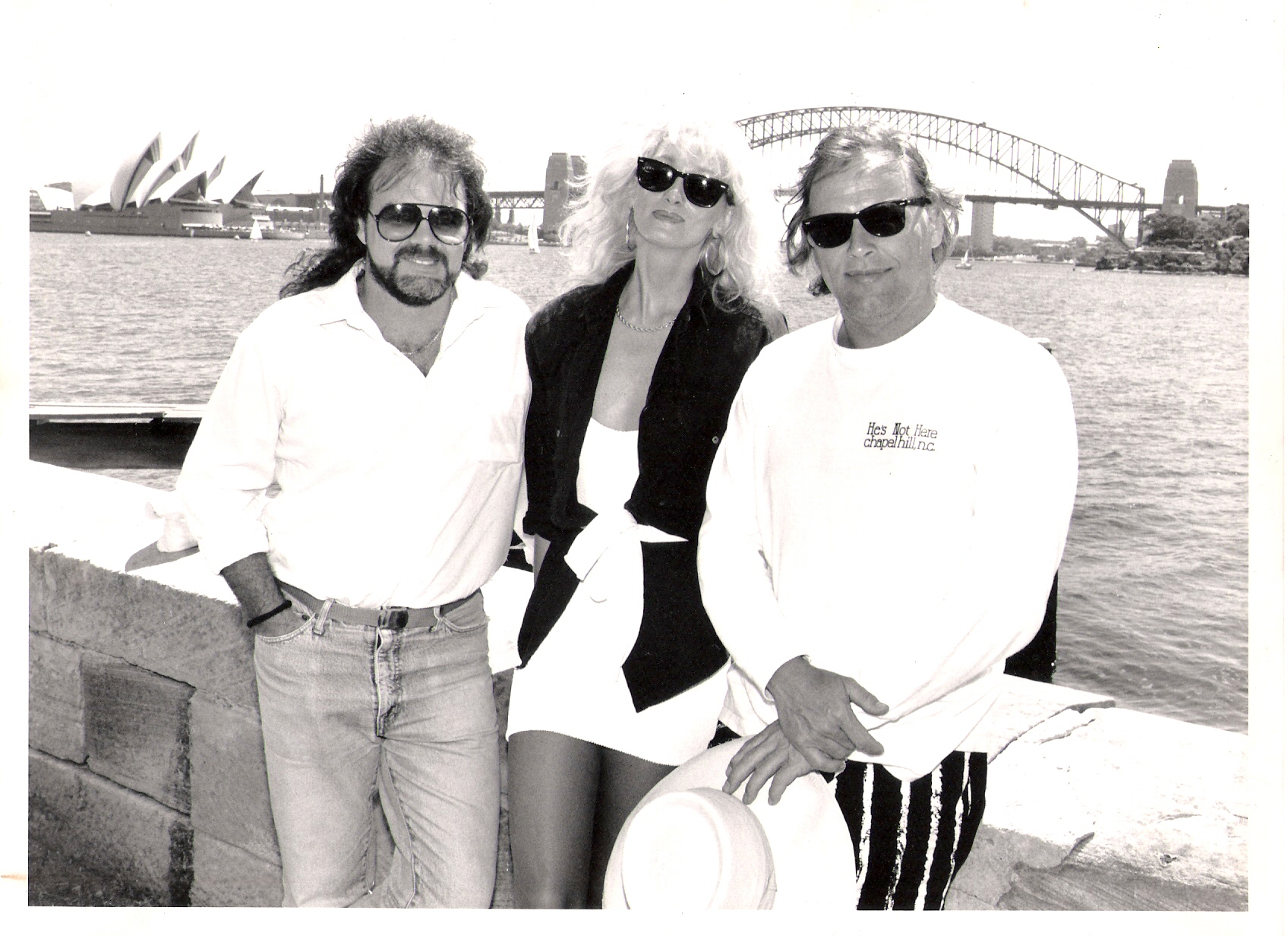 Dave Gilmour, Amanda, John Carroll 1988